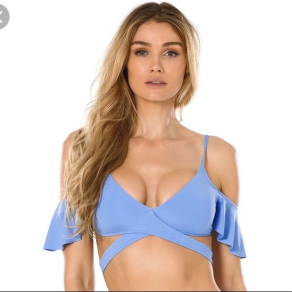 BECCA Other - Becca color code off shoulder wrap swim top